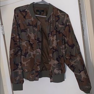 Camo Bomber Jacket